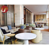 Mobilier d'hôtel 5 étoiles de lobby de sofa de tissu de conception simple moderne