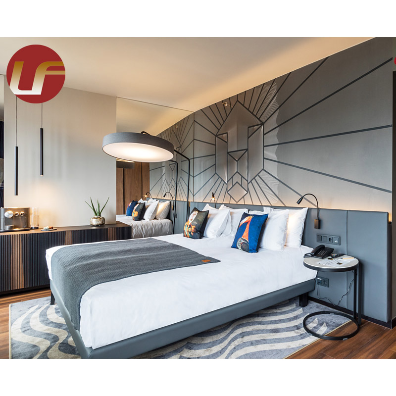 Fabricant professionnel de meubles d'hôtel ensemble de meubles de chambre à coucher d'hôtel moderne personnalisé pour projet d'hôtel 4-5 étoiles