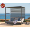 Hot Sale Mobilier extérieur de luxe moderne Beachside Poolside Double Parasol Loisirs Daybed
