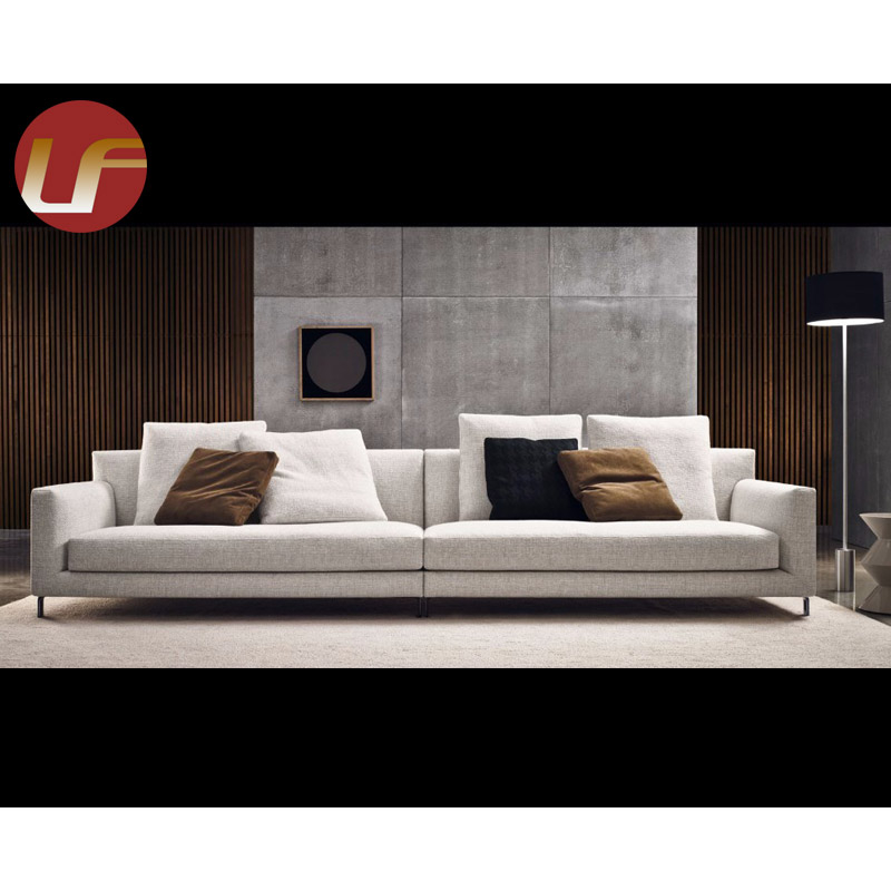 Les sofas modulaires adaptés aux besoins du client d'hôtel du salon 2022 ont placé le cadre en métal de tissu de sofa de meubles