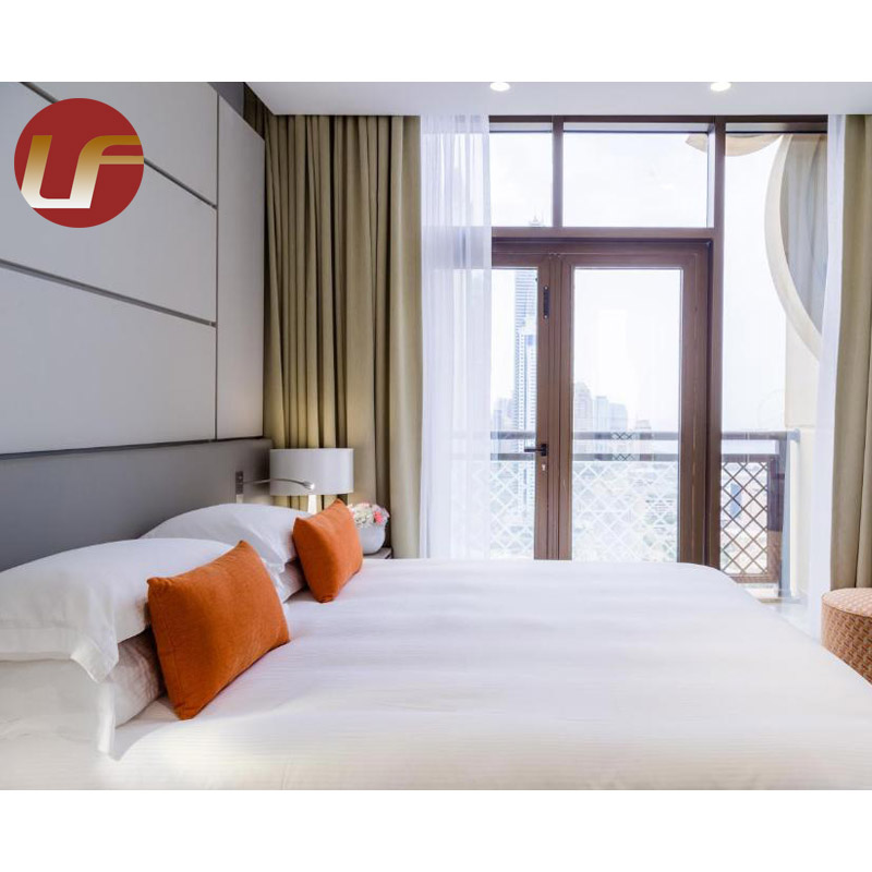 Entreprendre des projets d'hôtel Personnaliser les ensembles de chambre à coucher d'hôtel de lit de meubles de suite d'hôtel en bois moderne