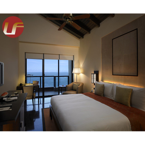 Les meubles de chambre à coucher d'hôtel de villa de vacances placent le style de luxe simple contemporain