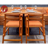 Meubles commerciaux de restaurant de chaise de café de nouvelle conception de l'Inde en bois