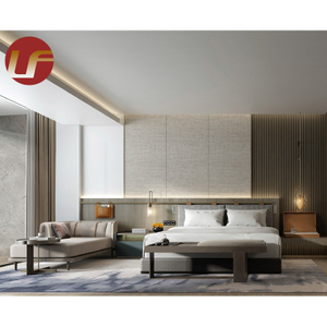 Maison modulaire de luxe préfabriquée pour les meubles d'appartement de chambre à coucher de villa