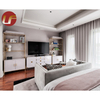 Fabriqué en Turquie ensemble de lit moderne gris meubles classiques de luxe OEM en gros chambre fabriquée en usine