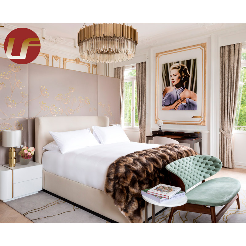 Équipements d'hôtel faits sur commande de suite de luxe moderne ensemble commercial de meubles de chambre à coucher d'hôtel de chambre à coucher de 5 étoiles