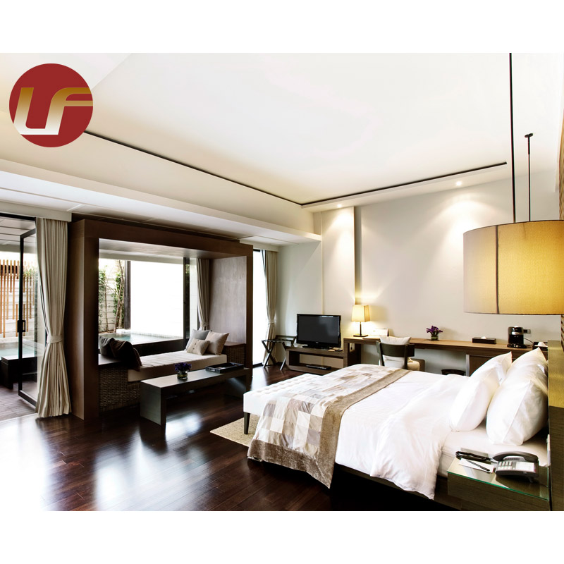 Foshan Luxury Royal Furniture Ensemble de meubles de chambre à coucher 5 étoiles modernes pour tous les pays
