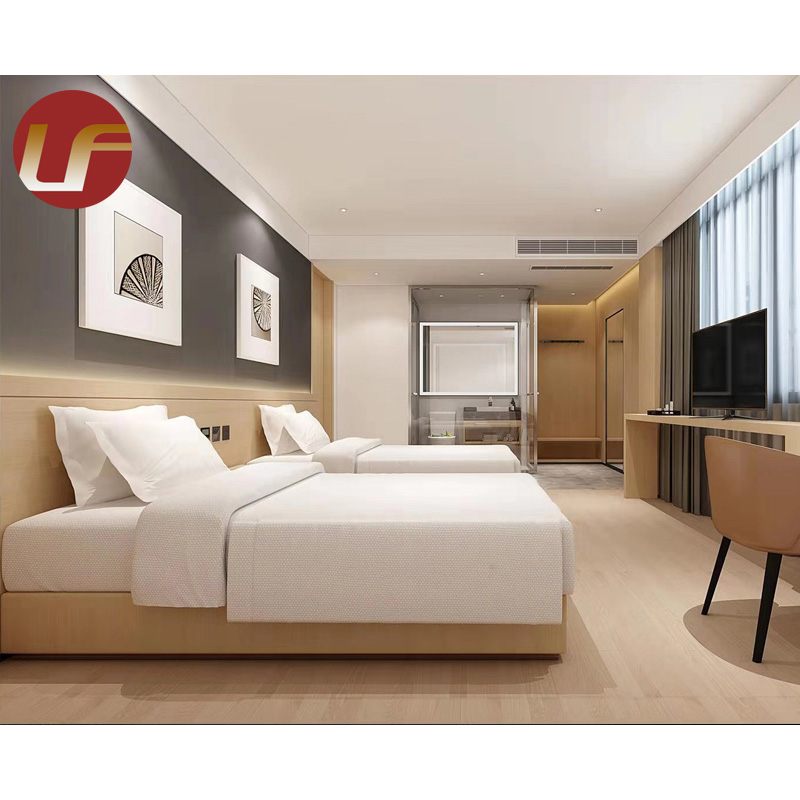 Chambre à coucher de style moderne d'appartement de villa de gros place des meubles d'hôtel
