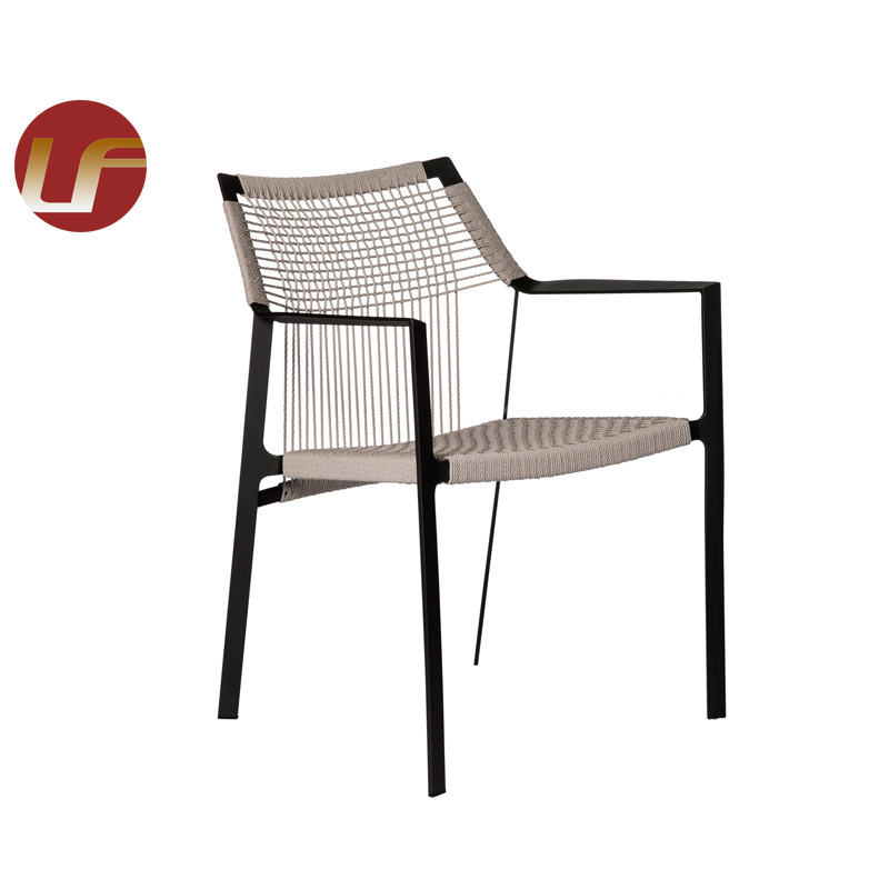 Bistro Outdoor Cane Wicker Coffee Chairs Mobilier de jardin Mobilier d'extérieur Ensembles de jardin Luxe