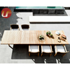 La chaise et le jardin extérieurs modernes tissés par main de restaurant de table placent des ensembles de salle à manger de rotin