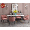 BKX moderne grande table à manger en marbre rectangulaire extensible en céramique ensemble de meubles de luxe extensible