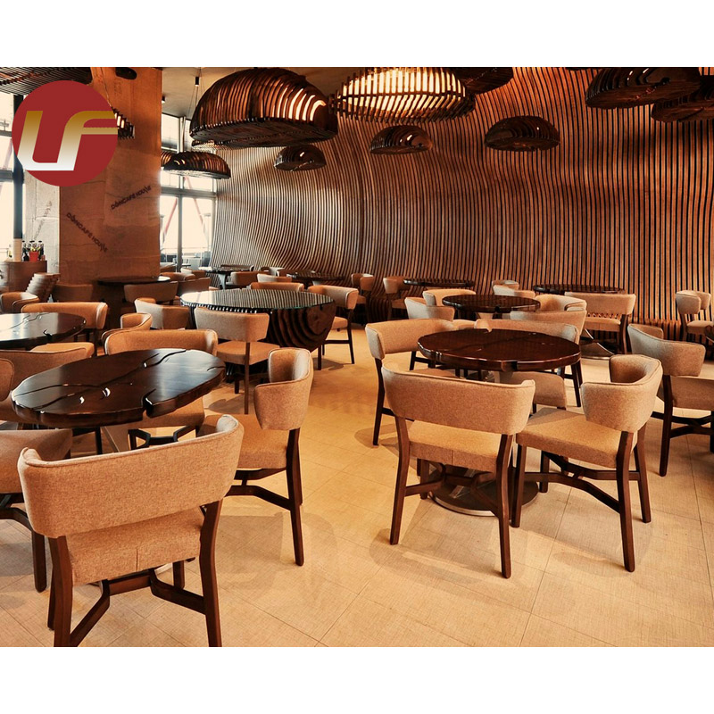 Le restaurant promotionnel de chaise de meubles de café dinant des chaises et des Tableaux de café de chaises
