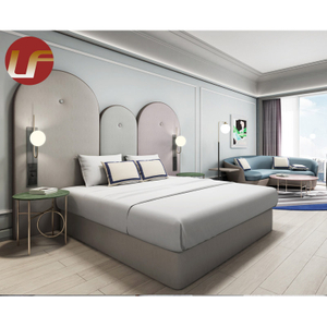 Mobilier de maison de conception de luxe de villa Mobilier de chambre à coucher moderne King Size