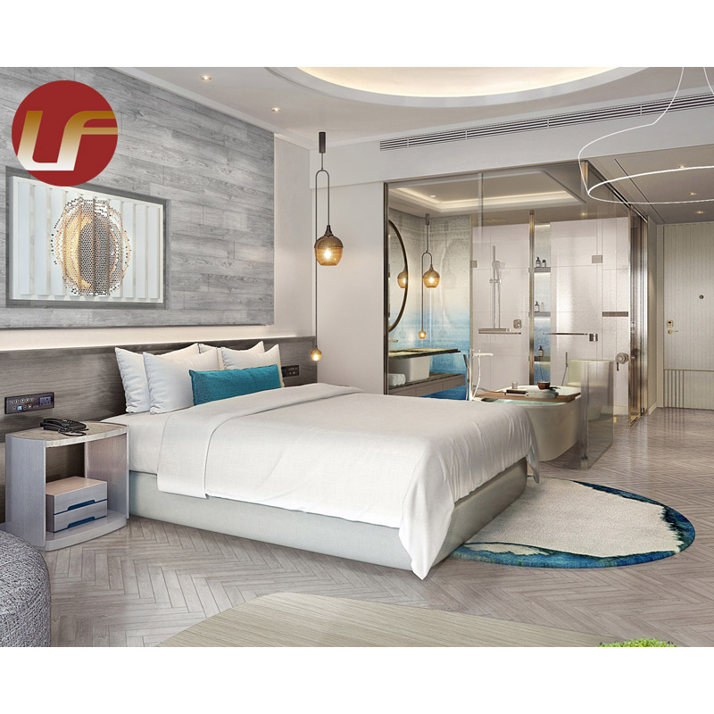 Meubles luxueux modernes de chambre à coucher d'hôtel 5 étoiles pour l'usage commercial d'hôtel