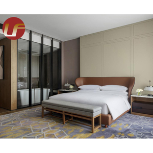 Hot Sale Design de luxe moderne de l'hôtel de Dubaï Ensemble complet de chambre à coucher de meubles de chambre à coucher