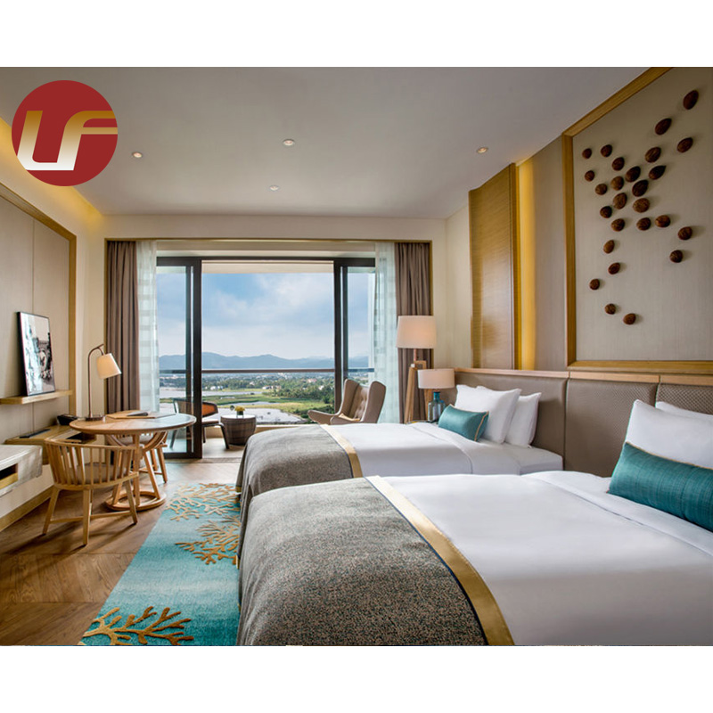 Meubles de chambre à coucher d'hôtel moderne 5 étoiles de haute qualité