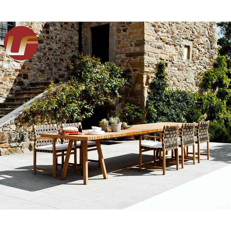 La chaise et le jardin extérieurs modernes tissés par main de restaurant de table placent des ensembles de salle à manger de rotin