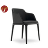 La salle à manger de chaise de restaurant de vente chaude préside la chaise de salle à manger en cuir de conception adaptée aux besoins du client en bois solide