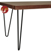Table à manger en bois pour restaurant Table à manger moderne et contemporaine en bois massif