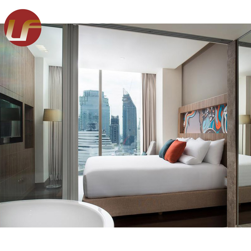 2022 Meubles de chambre à coucher luxueux et modernes d'hôtel 5 étoiles pour l'utilisation d'hôtel